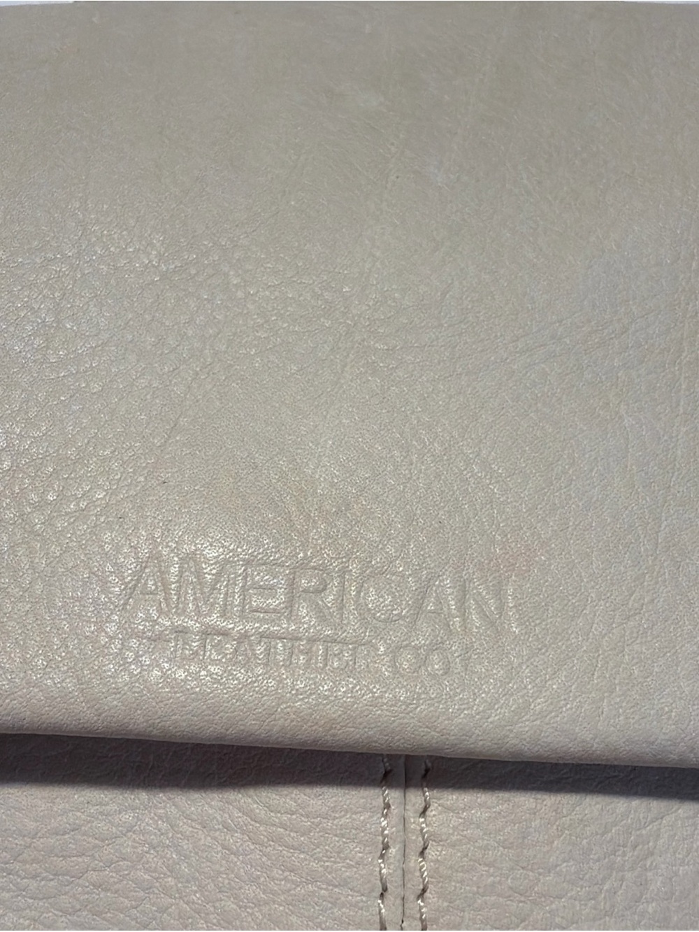 American Leather Co Liberty Small Backpack Cream Soft Leather Bag - Picture 3 of 14